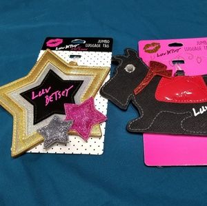 BETSY JOHNSON LUGGAGE TAGS
